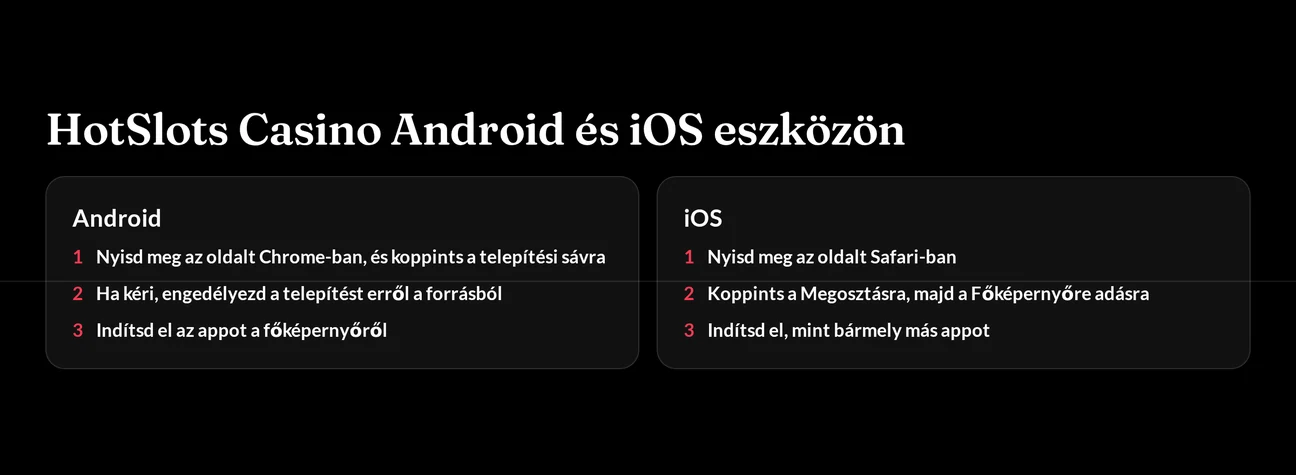 Mobilos telepítési útmutatót böngészd.